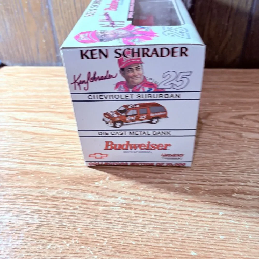 Limited Edition #25 Ken Schrader 1995 Official Truck Bank Chevrolet Suburban